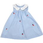 Robe chasuble bleue — 12 mois