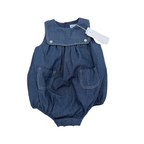Barboteuse denim poches — 12 mois