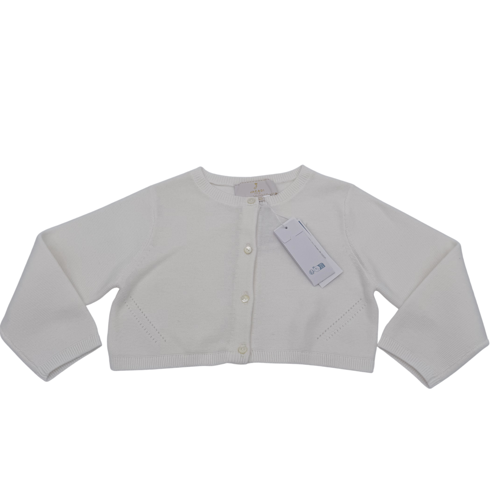 Gilet écru en maille — 36 mois