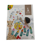 Crayon de bain et figurines en mousse