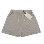 Short rayé écru en coton biologique — 5-6 ans