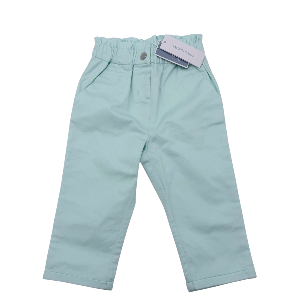 Pantalon vert d'eau — 18 mois