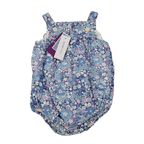 Barboteuse liberty bleue — 12 mois
