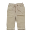 Pantalon bébé en denim beige - 3 mois