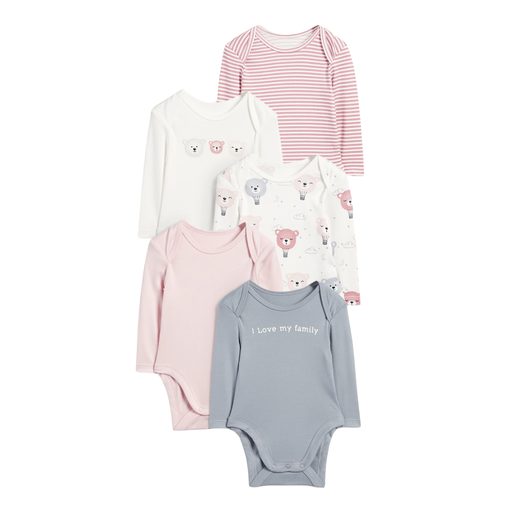 Lot de 5 bodies — 18-24 mois