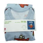 Body manches longues bleu à imprimé Miffy — 18-24 mois