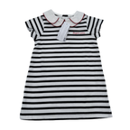 Robe marinière col Claudine — 24 mois