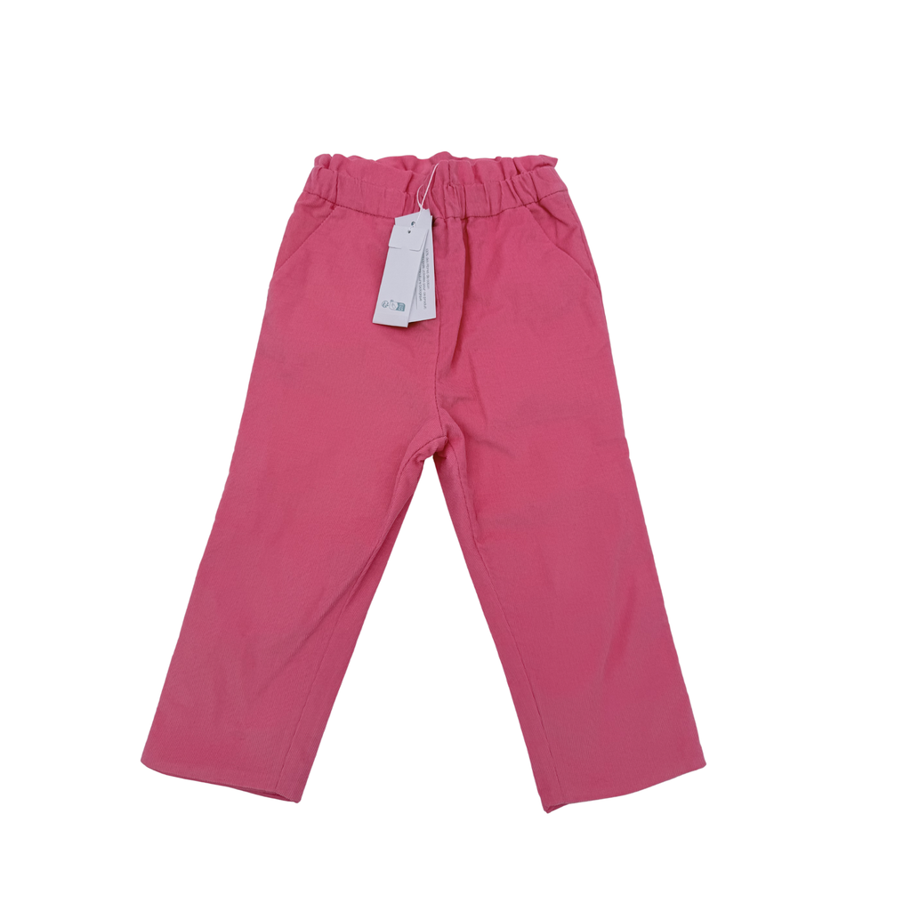 Pantalon velours rose — 24 mois
