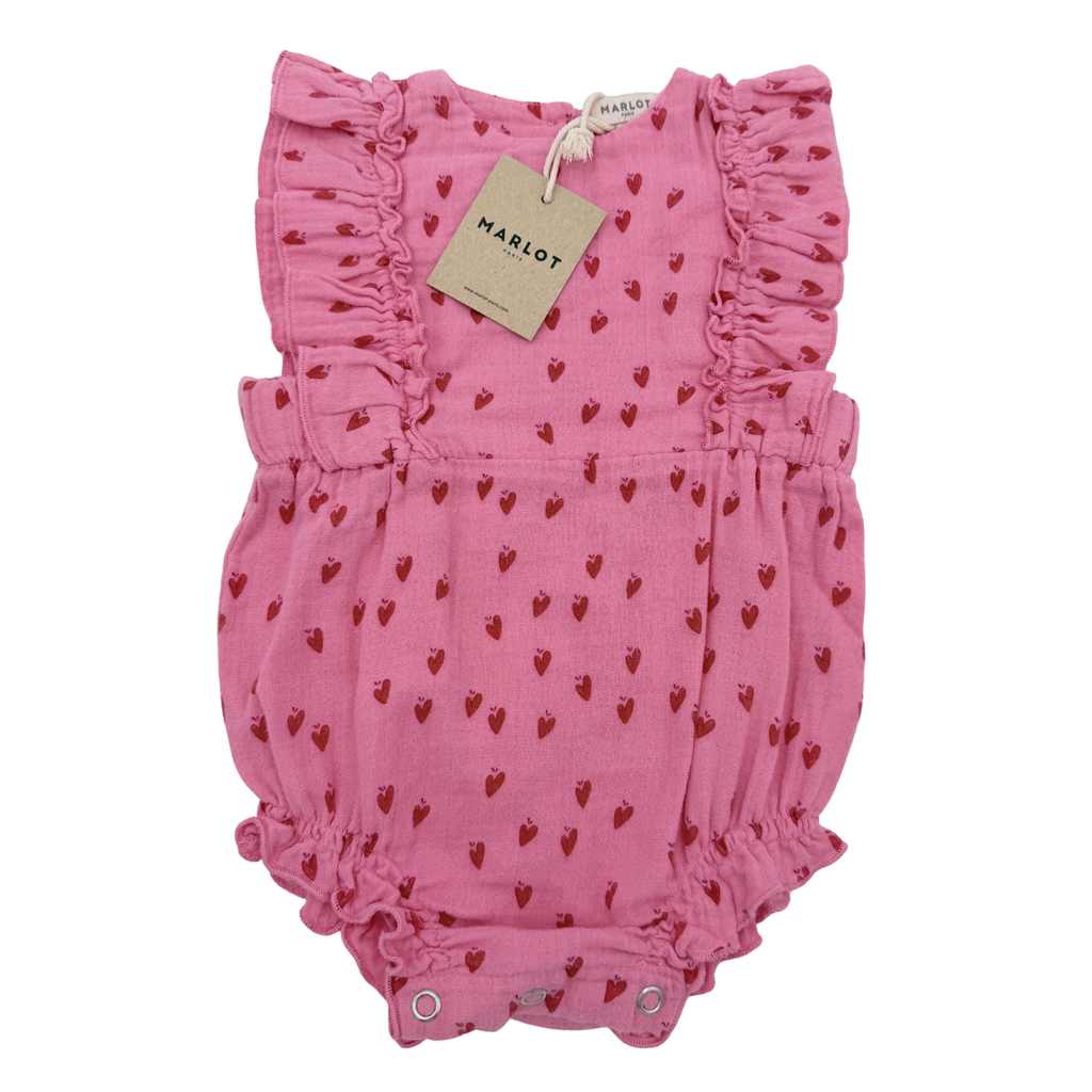 Barboteuse rose — 3 mois