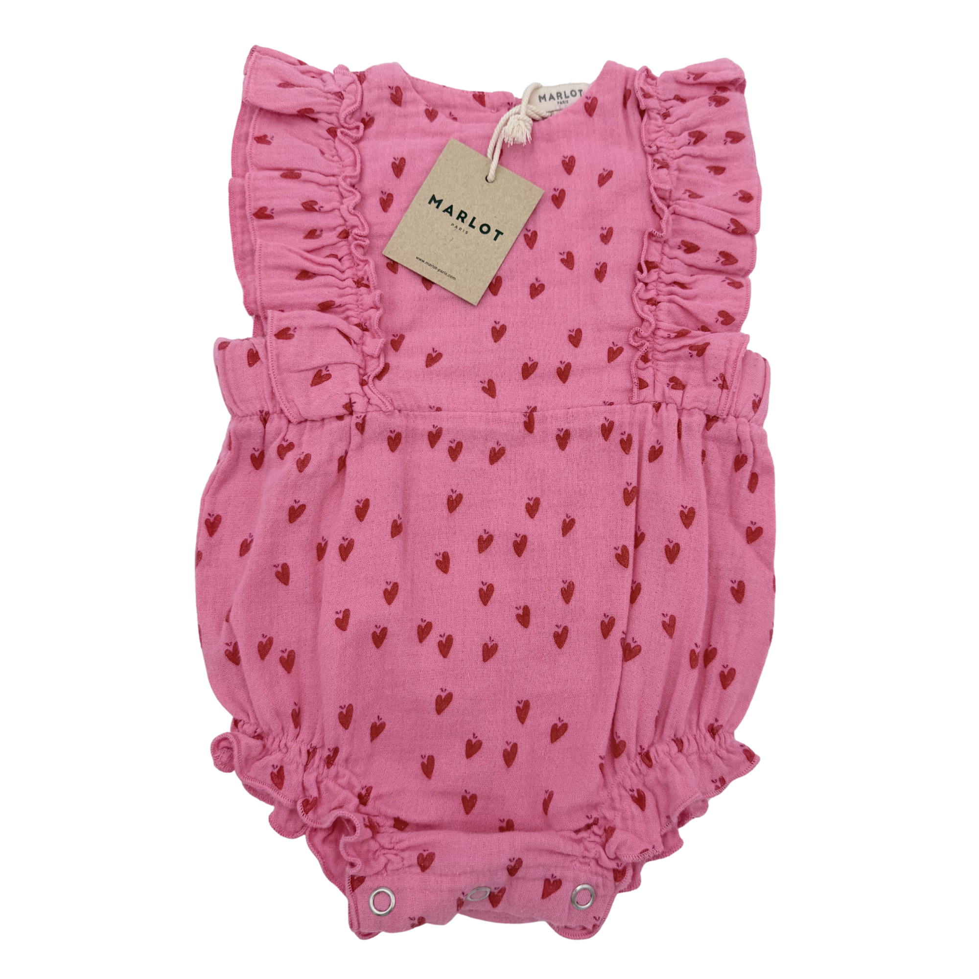 Barboteuse rose — 3 mois