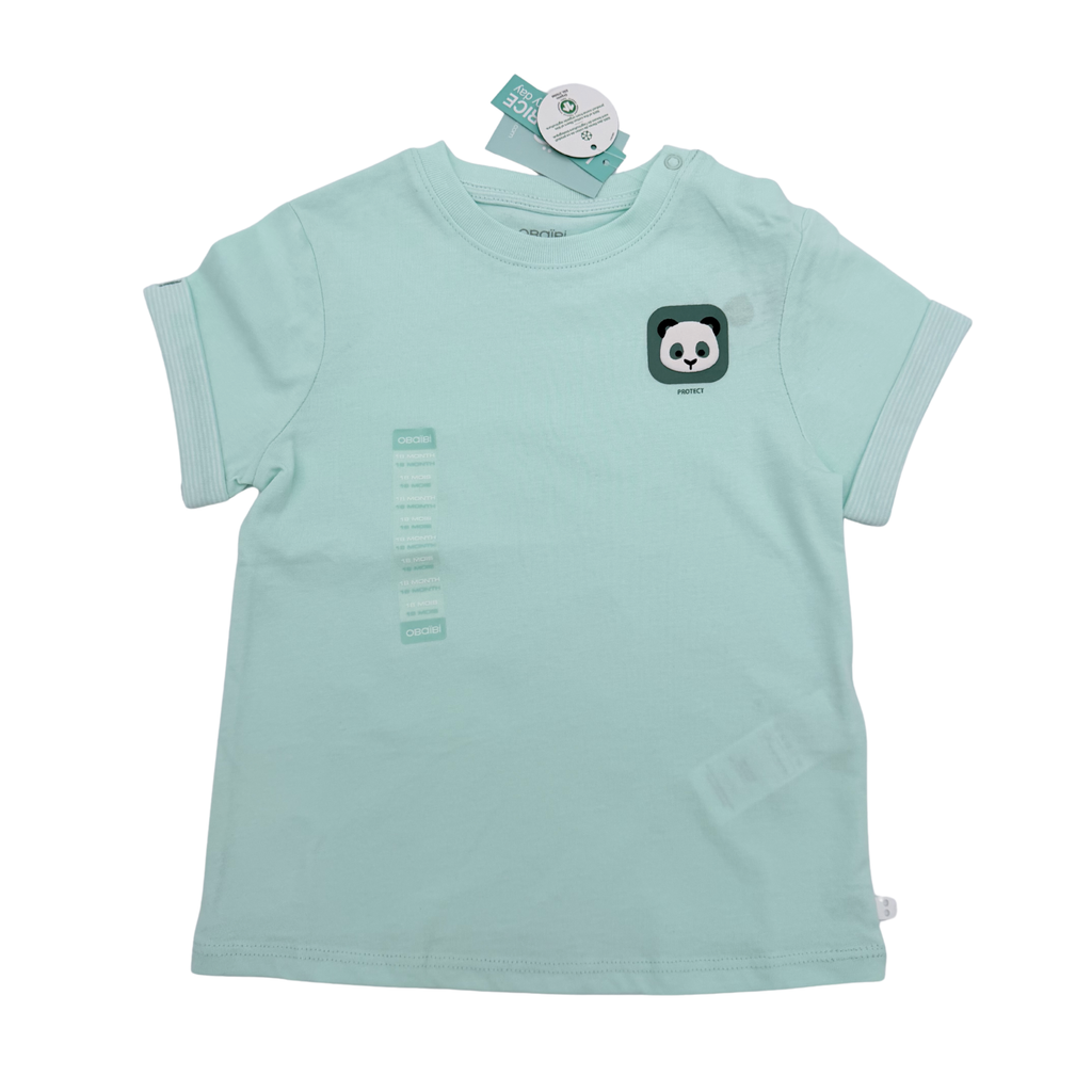 T-shirt menthe - 18 mois