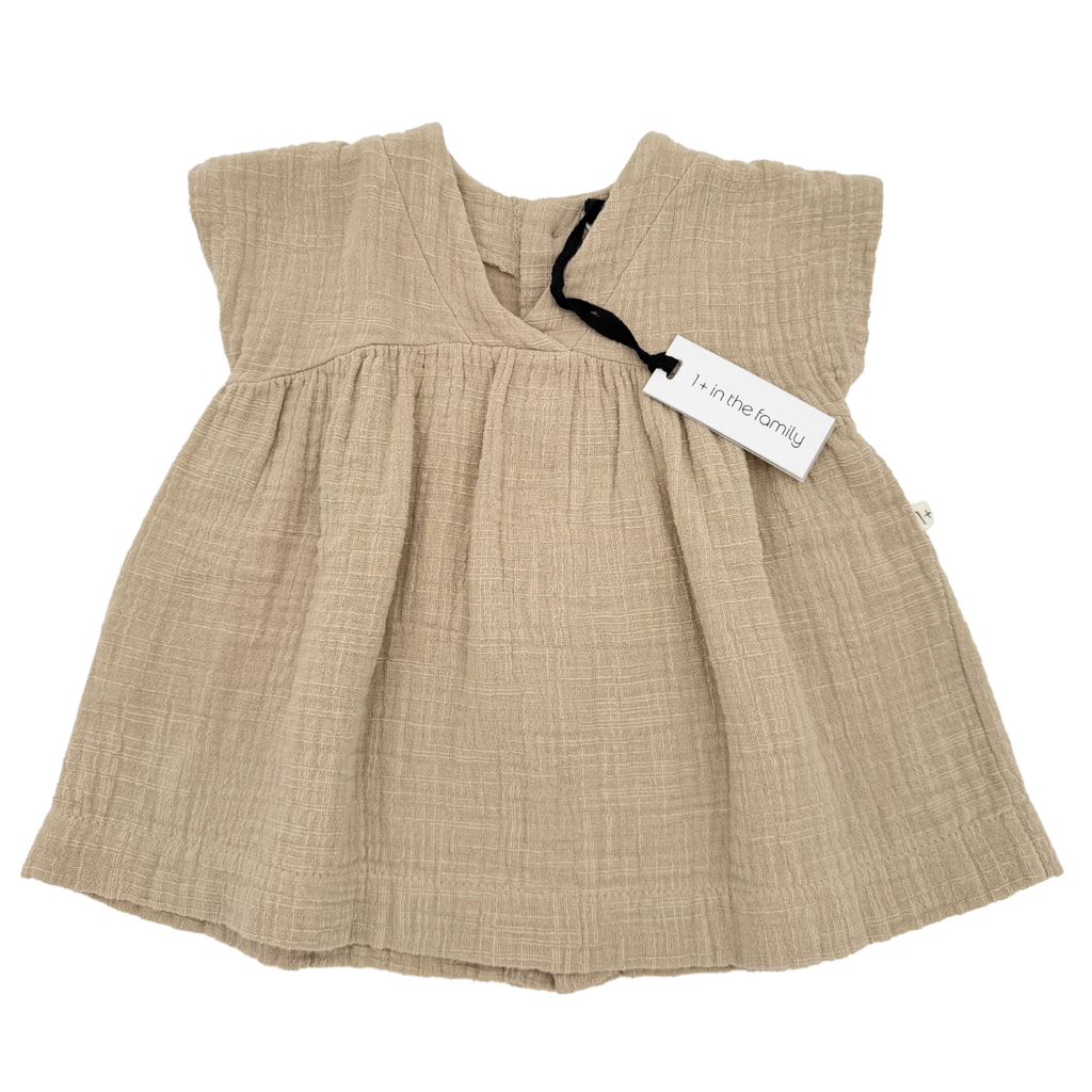 Robe beige — 3 mois