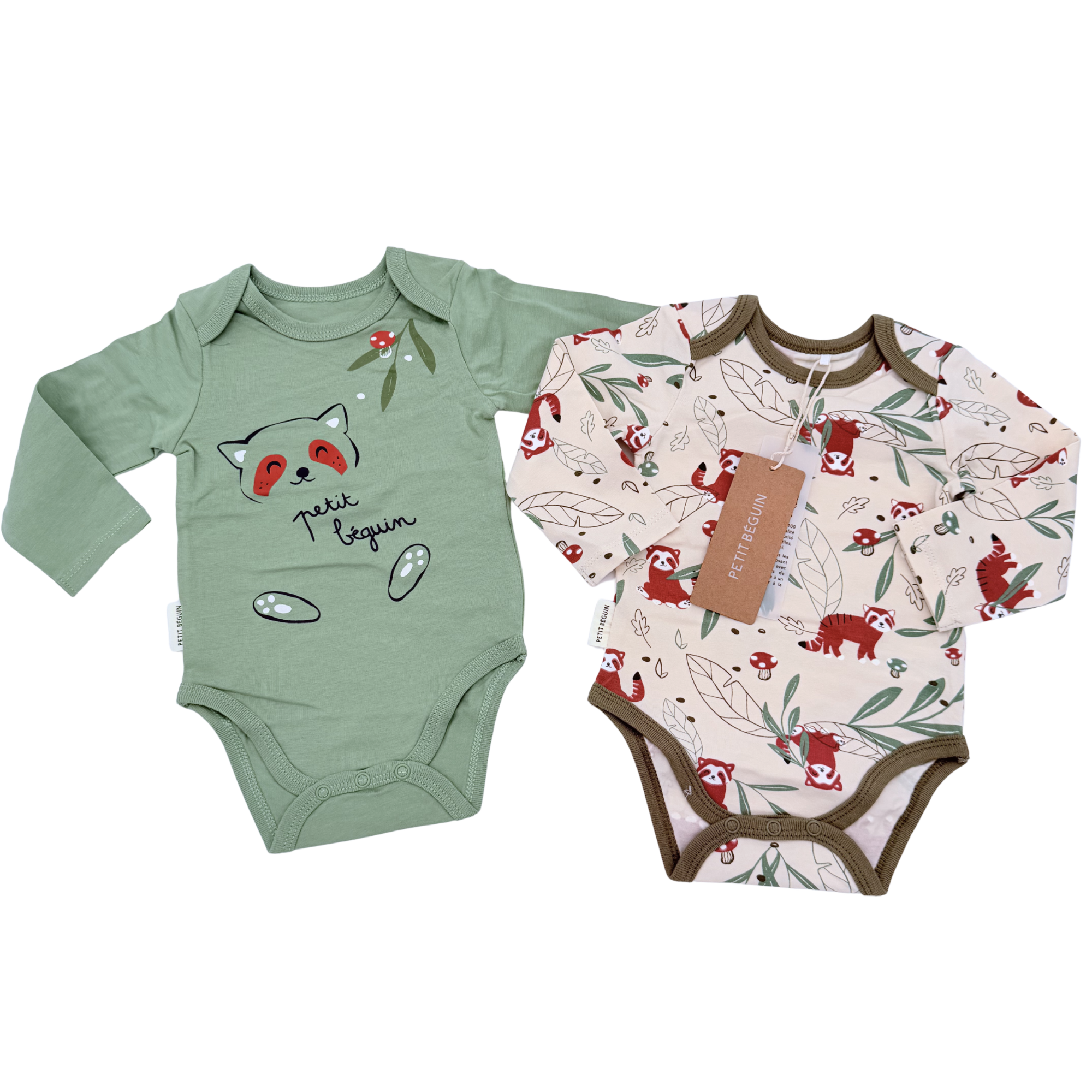 Lot de 2 bodies  — 6 mois