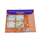 Coffret de 4 puzzles à colorier animaux – 30 pièces