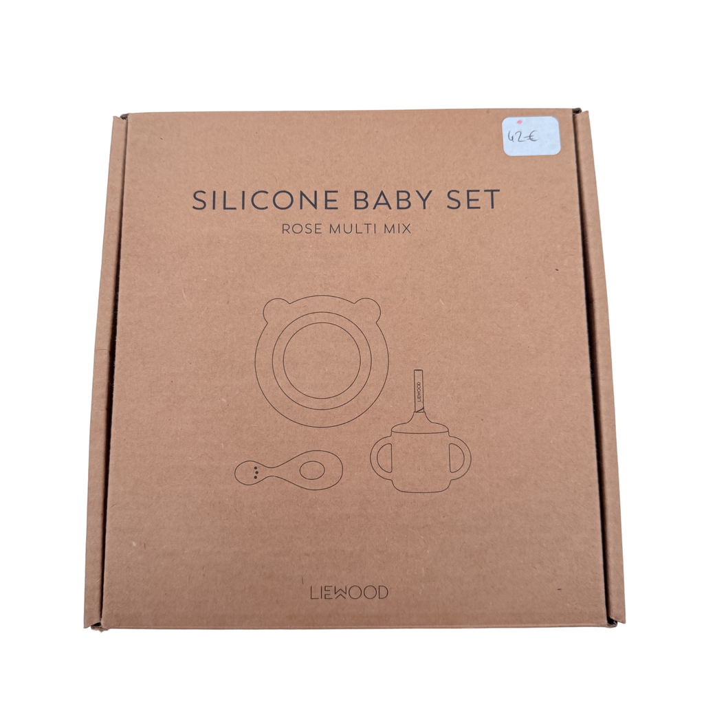 Coffret repas en silicone Kali — Rose multi mix