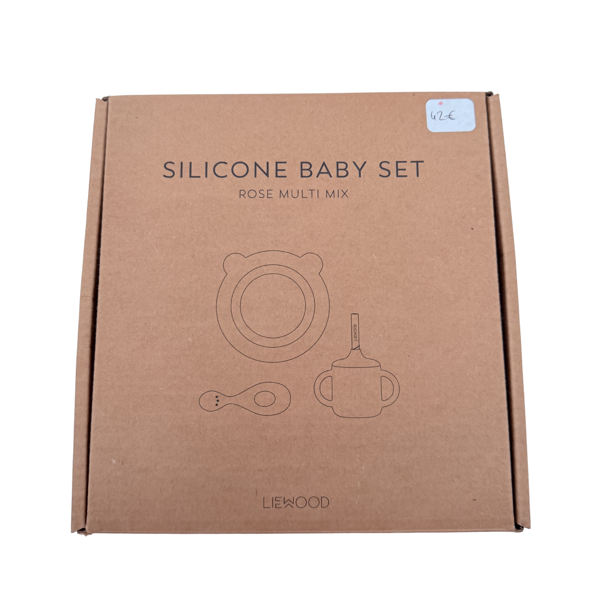 Coffret repas en silicone Kali — Rose multi mix