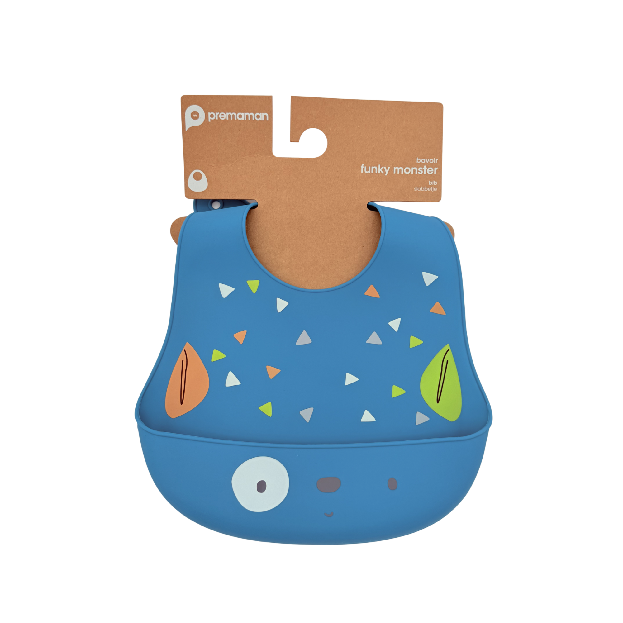 Bavoir silicone – modèle Funky Monster
