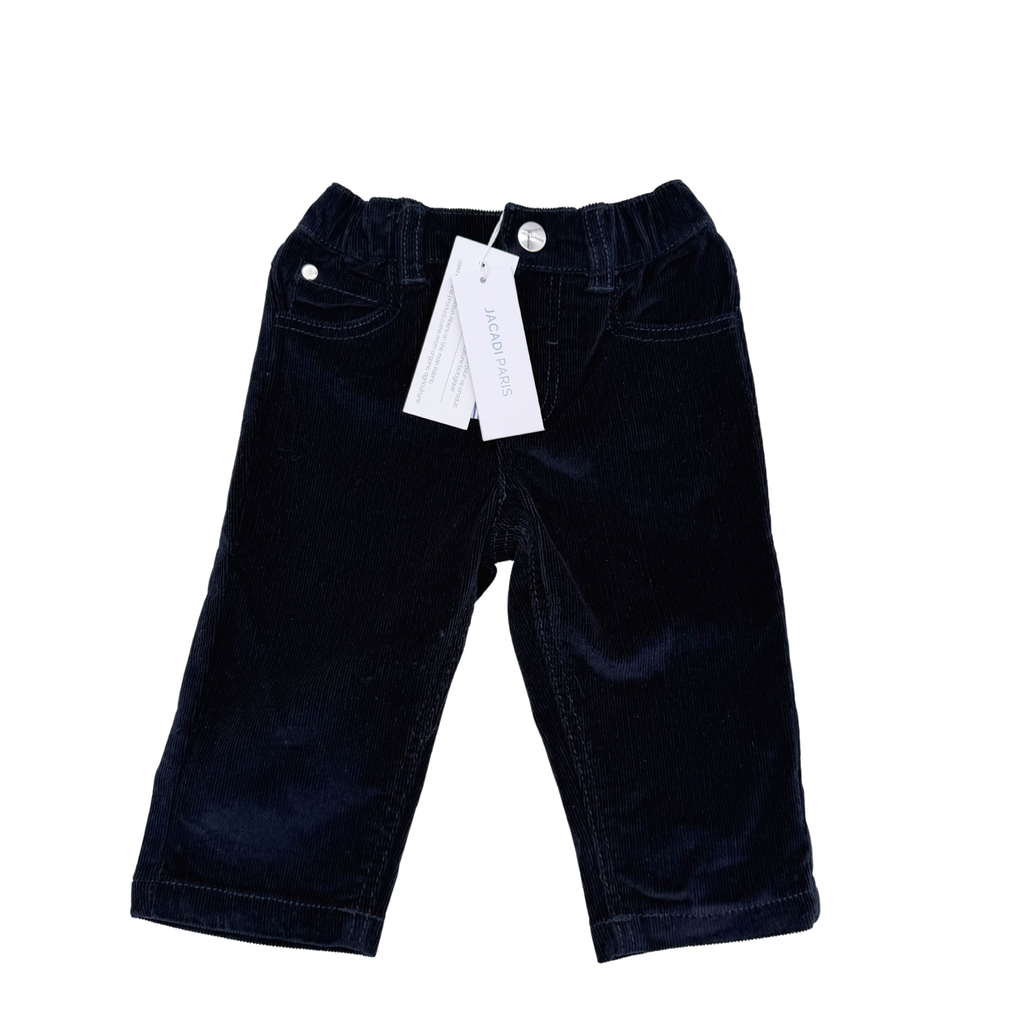 Pantalon en velours bleu marine — 6 mois