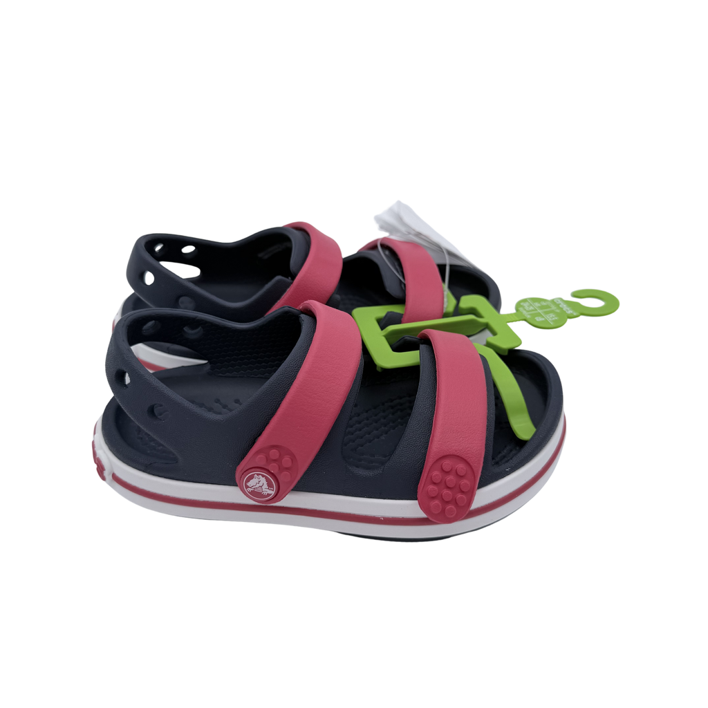 Sandales bébé bleu marine et rouge — 24-25