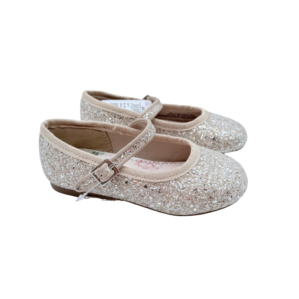 Ballerines fille dorées à paillettes - 24