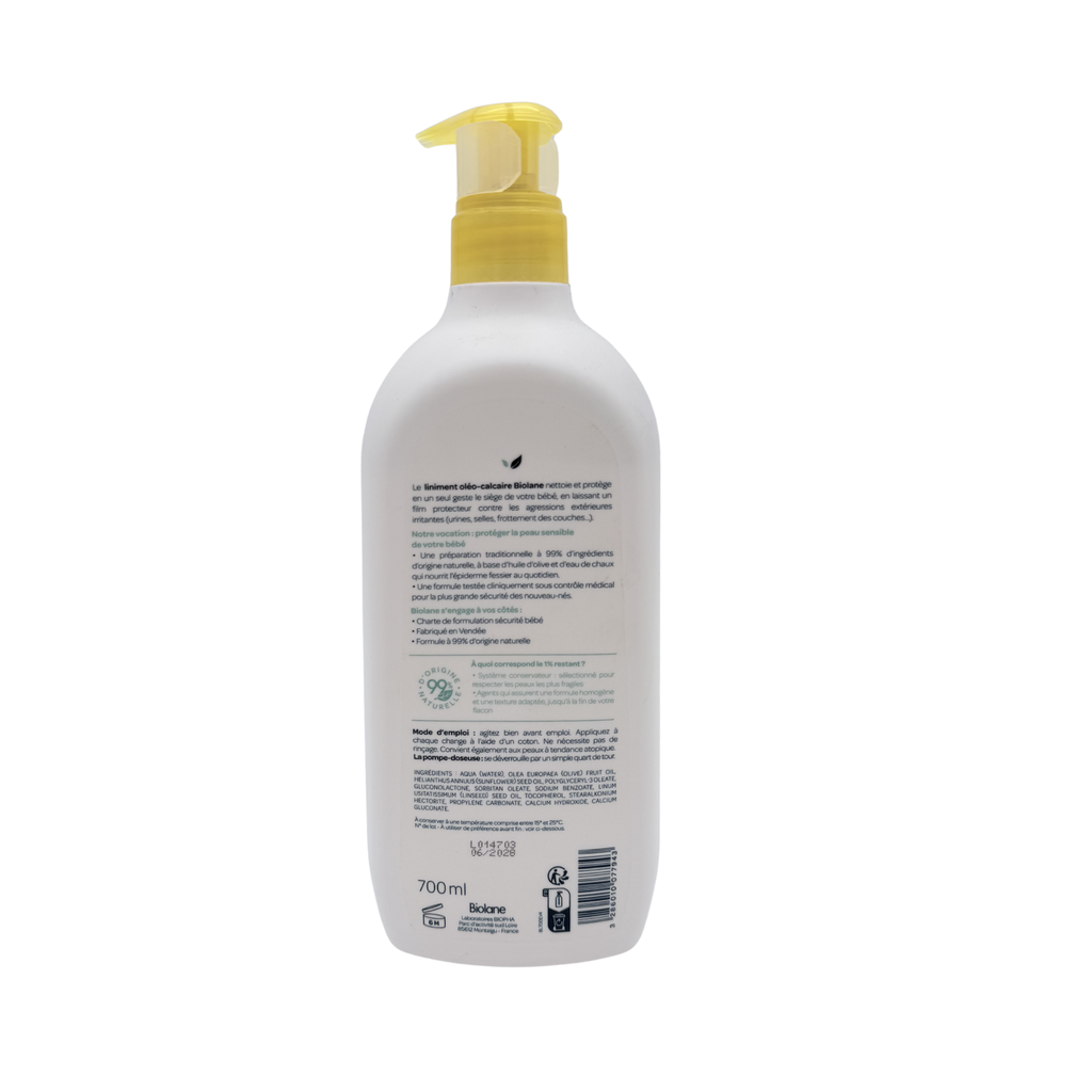 Liniment oléo-calcaire à l’huile d’olive — 700 ml