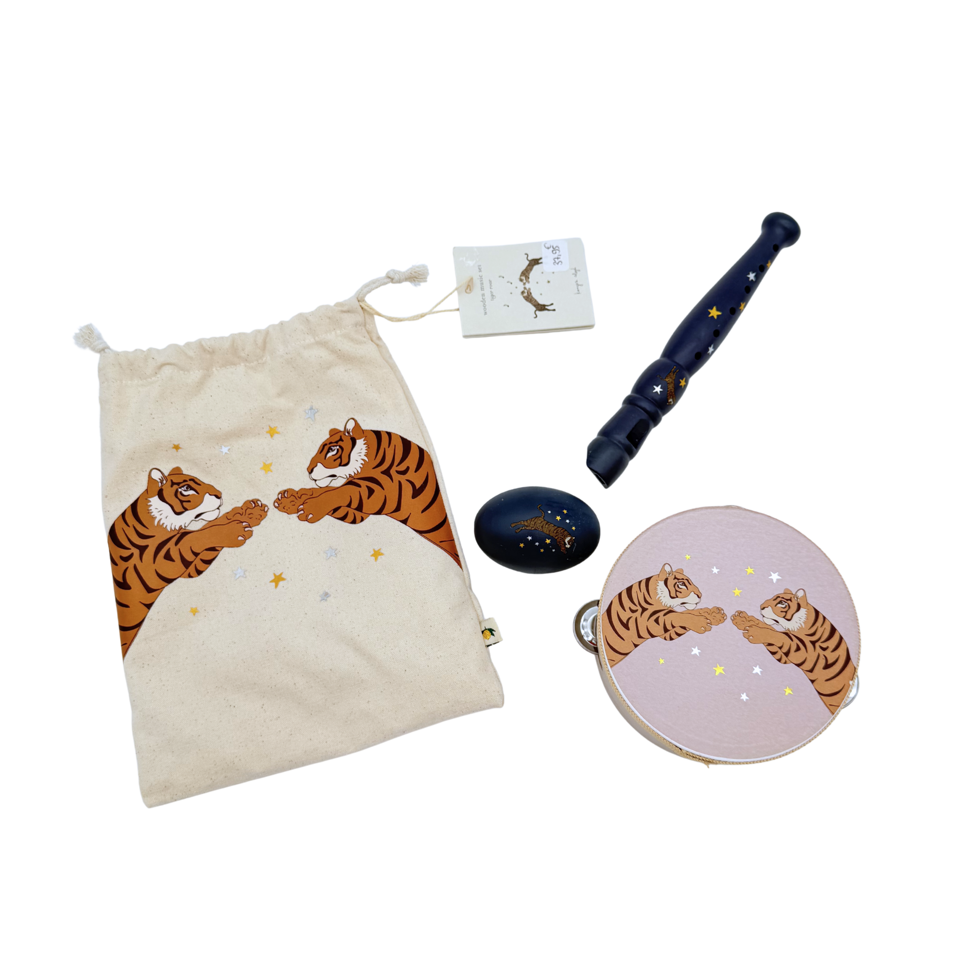 Set petit musicien tigre