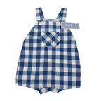 Barboteuse blanche et bleue - 3 mois