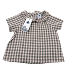 Blouse à carreaux — 12 mois