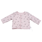 Gilet rose pâle imprimé étoiles — 6 mois