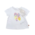 T-shirt blanc “Jolie” — 9 mois