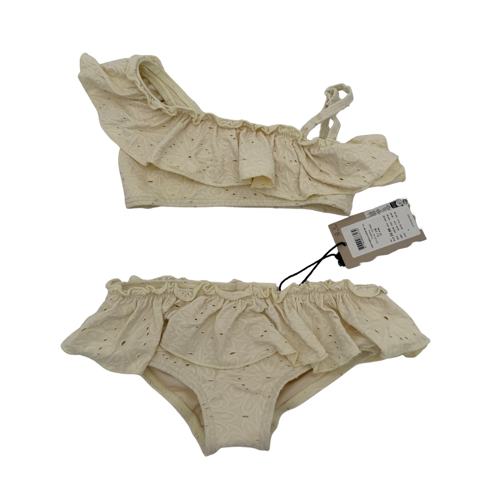 Maillot de bain 2 pièces broderie anglaise — 4-5 ans