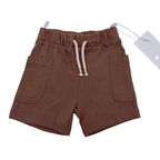 Short marron — 6-9 mois