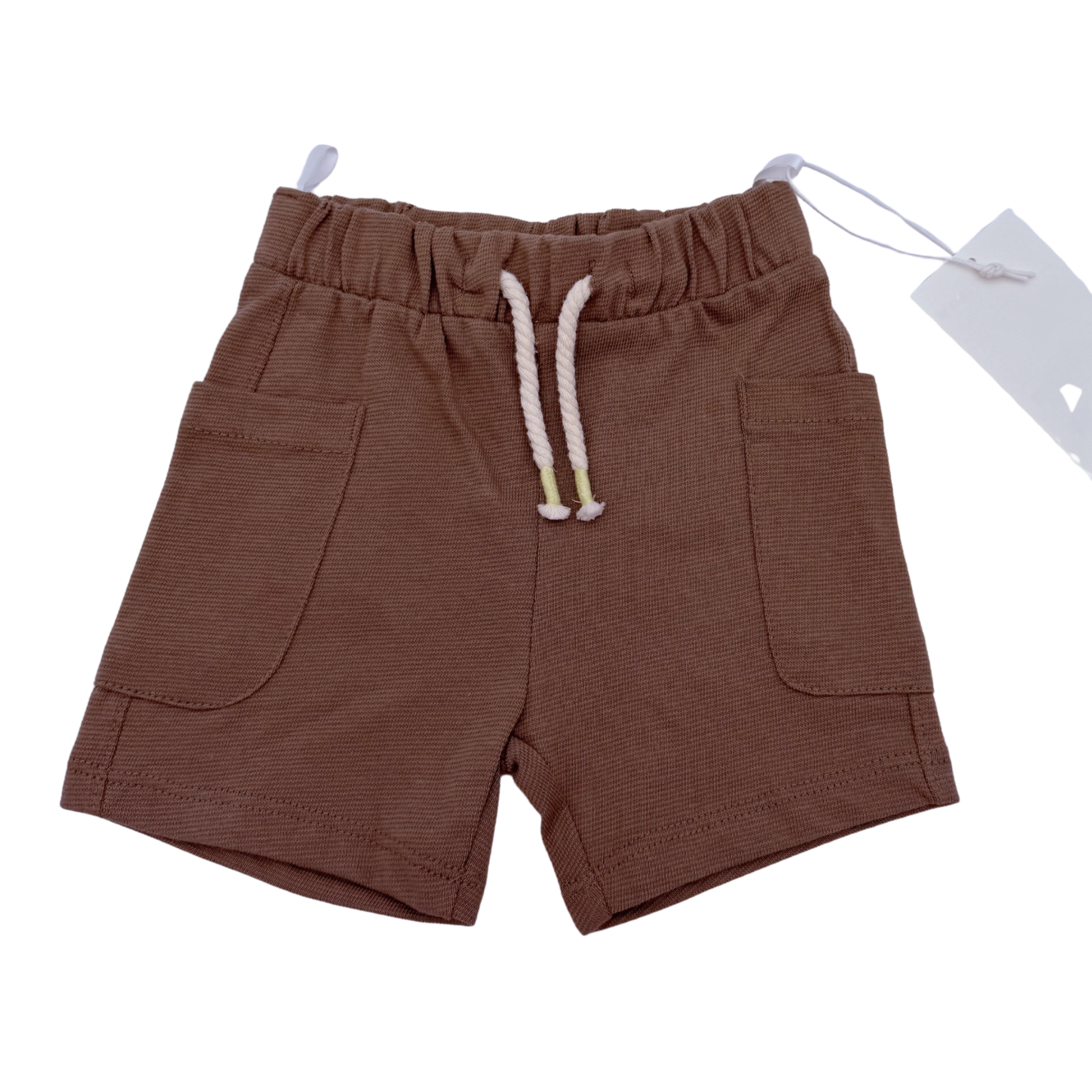 Short marron — 6-9 mois