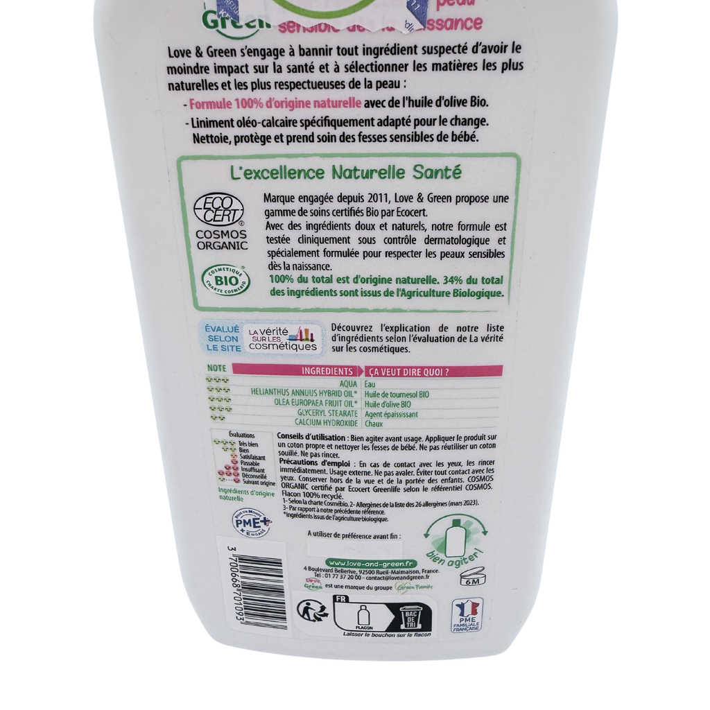 Liniment à l'huile d'olive bio — 500 ml