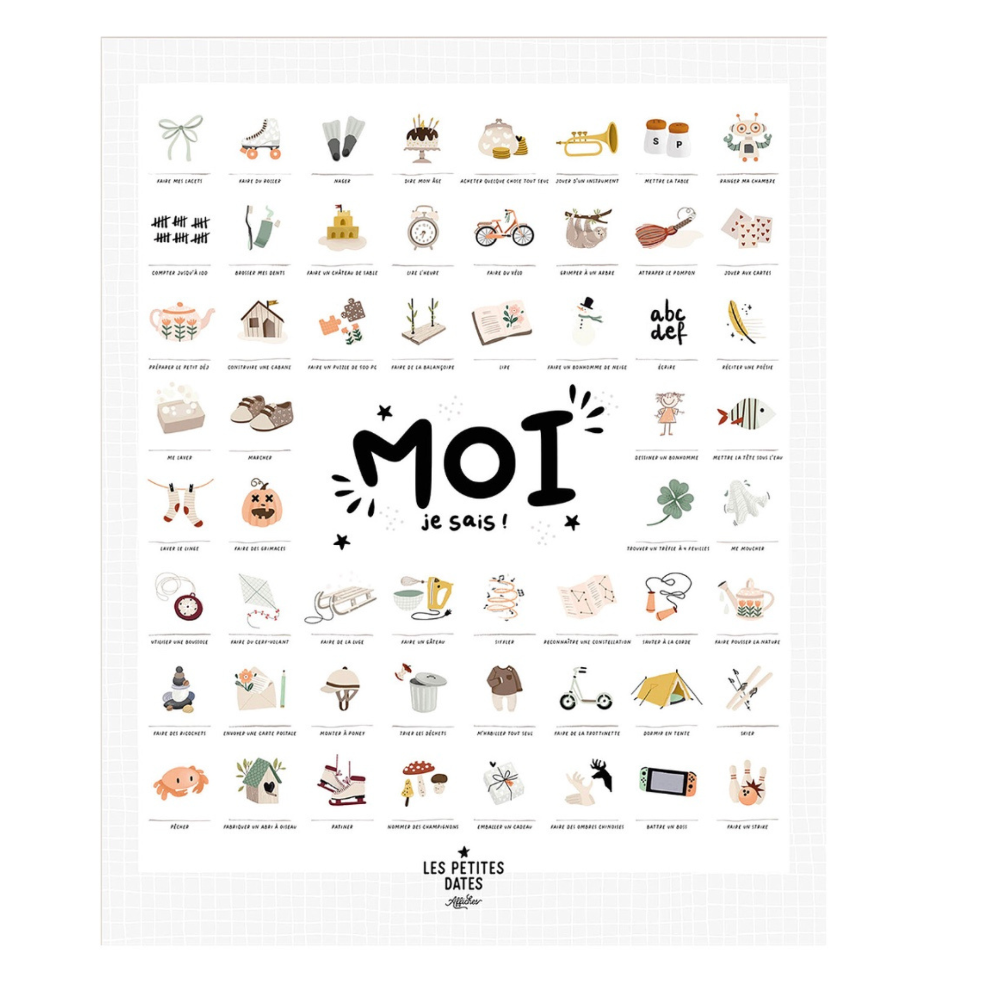 Affiche à dater « Moi je sais »