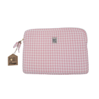 Pochette matelassée vichy rose — Taille L