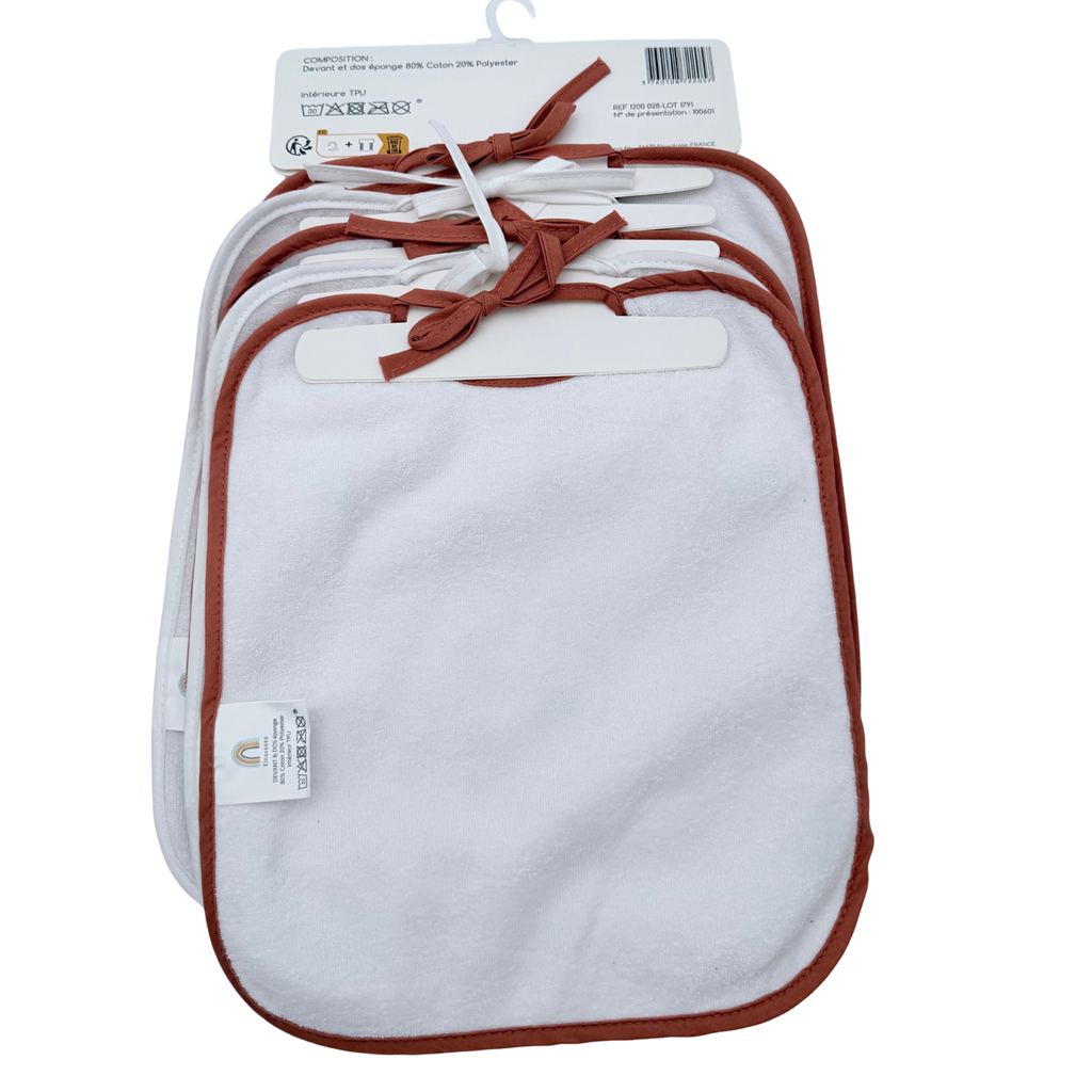 Lot de 5 bavoirs bébé 1er âge