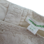 Blouse écrue brodée — 9 mois