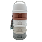 Boîte doseuse de lait empilable 4 compartiments