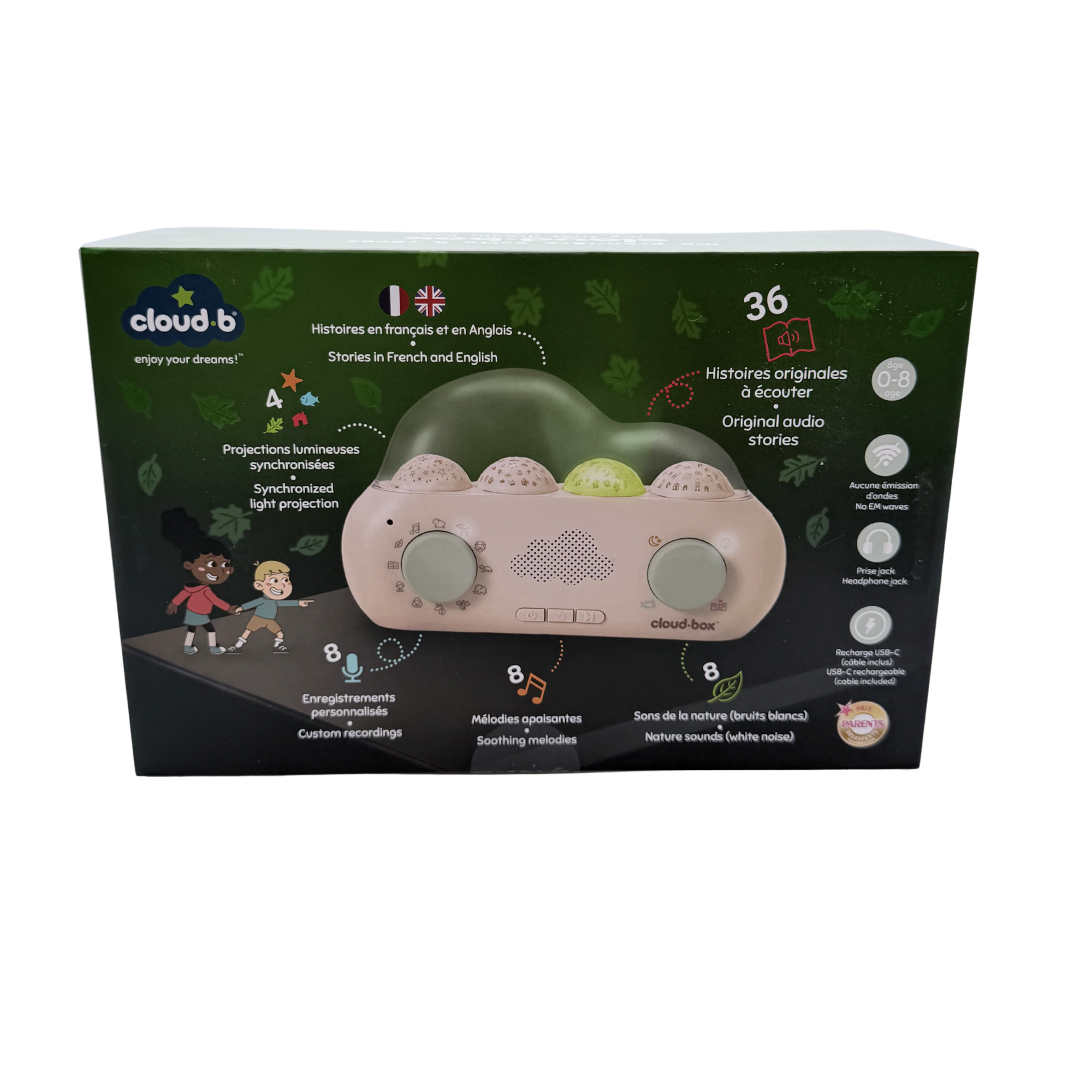 Boîte à rêves CloudBox™ — Conteuse d'histoires avec projections lumineuses