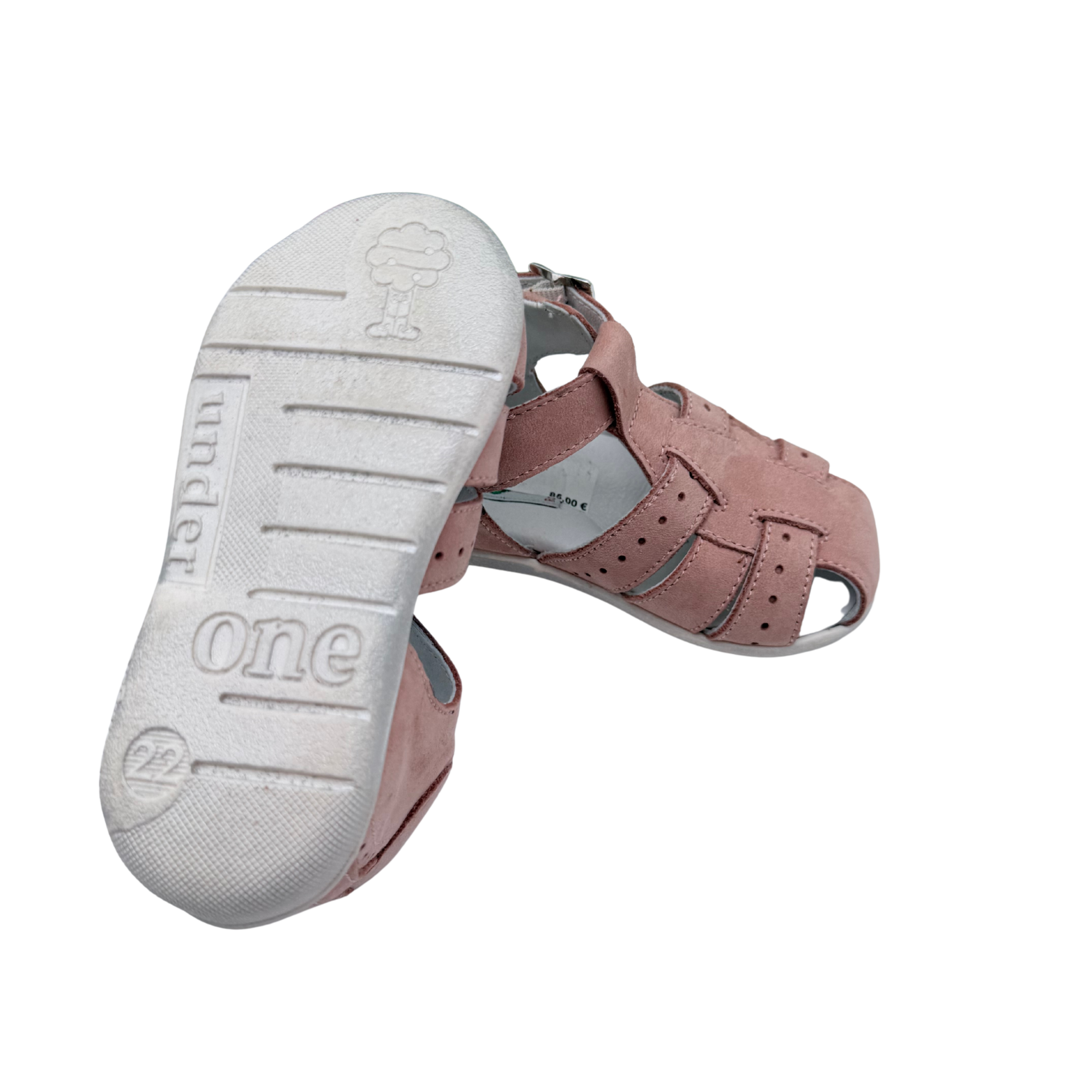 Sandales fermées vieux rose — 22