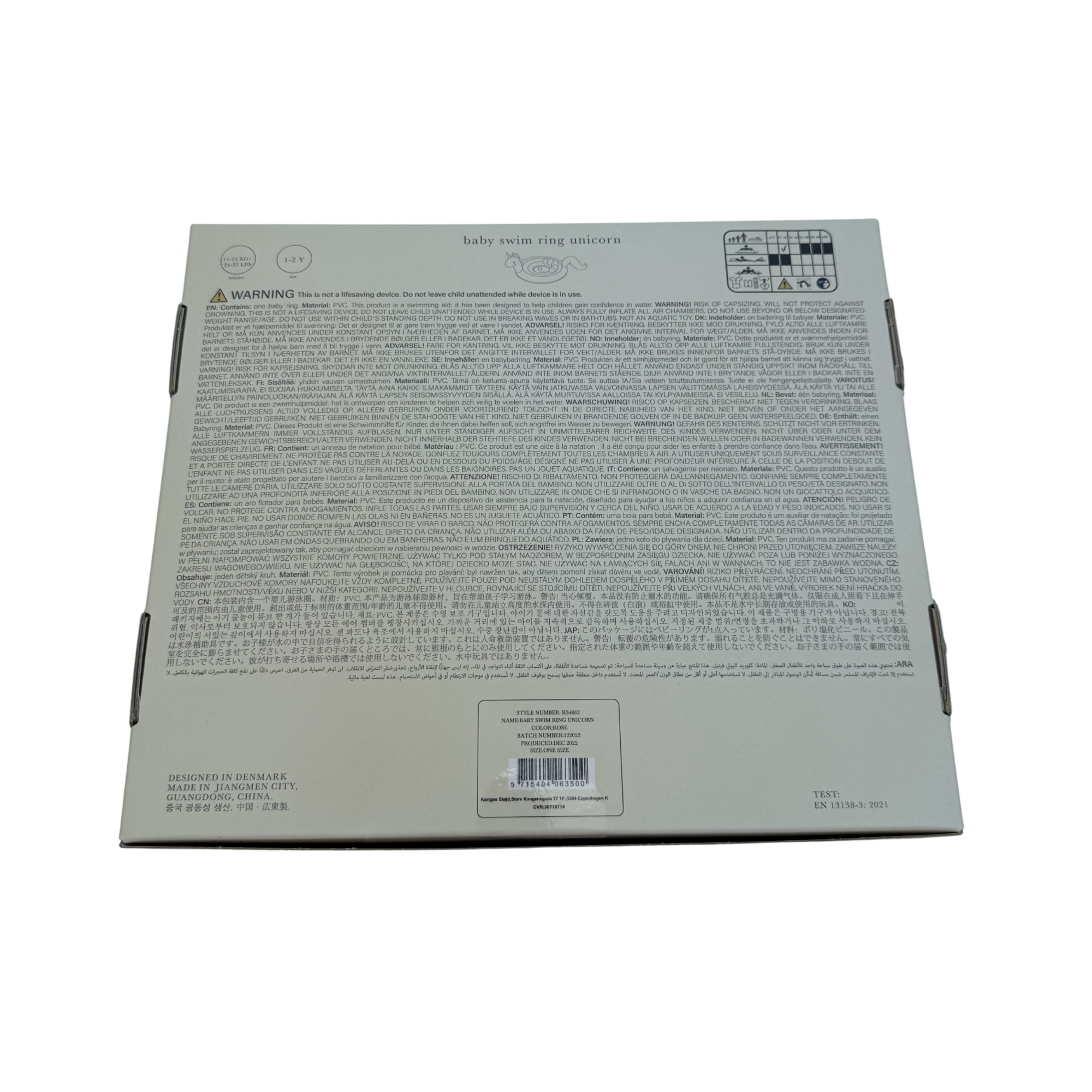 Bouée licorne beige — 11 à 15 kg
