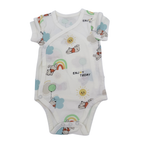 Lot de 3 bodies bébé bleu Winnie — 1 mois