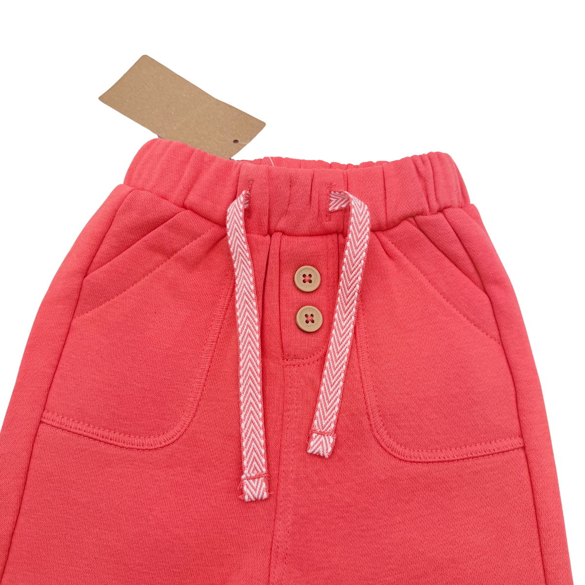Pantalon jogging corail à poches - 3 mois