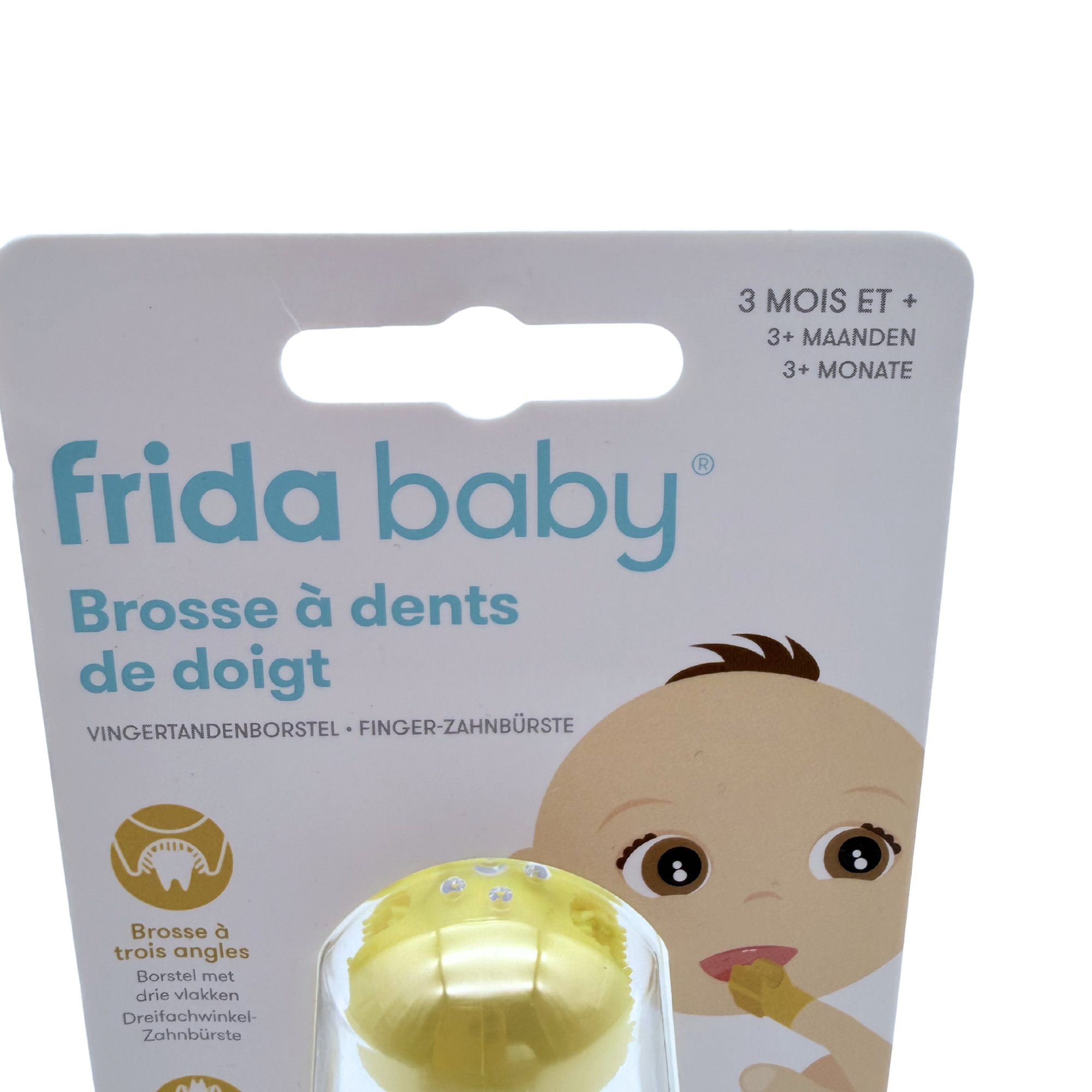 Brosse à dents de doigt — Première dent