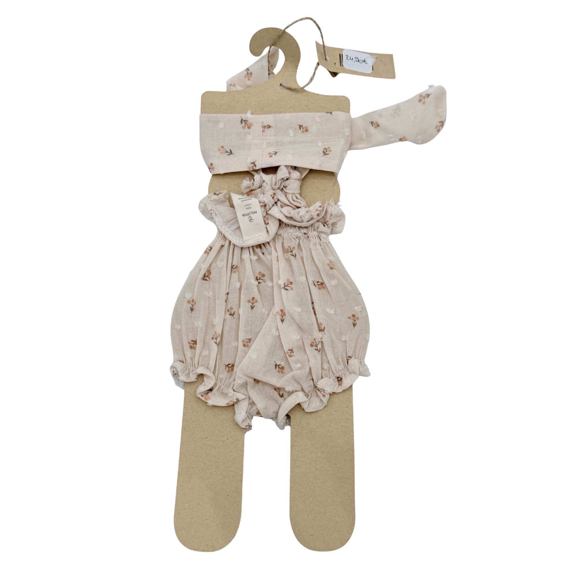 Tenue fleurie pour poupée 34-36 cm