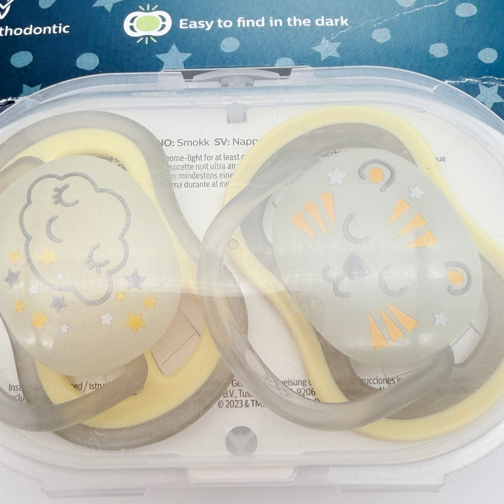 Lot de 2 sucettes Ultra Air Nighttime 18 mois et +