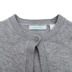 Boléro gris maille fine irisée — 12 mois