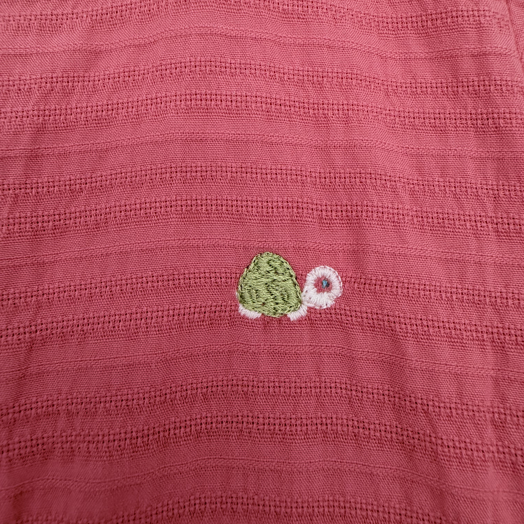 T-shirt gaze de coton rose foncé — 18 mois