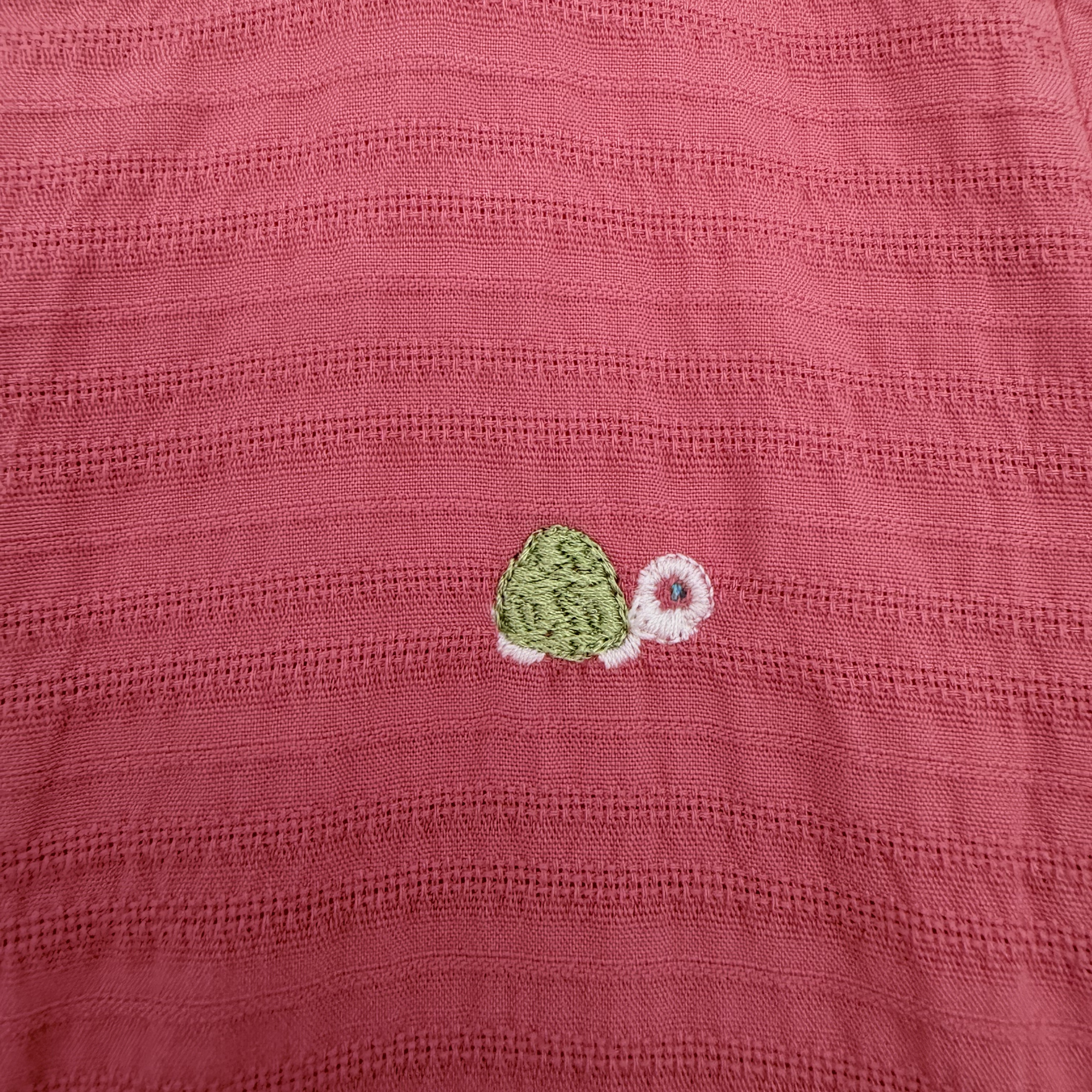 T-shirt gaze de coton rose foncé — 18 mois
